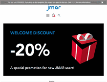 Tablet Screenshot of jmarshop.com